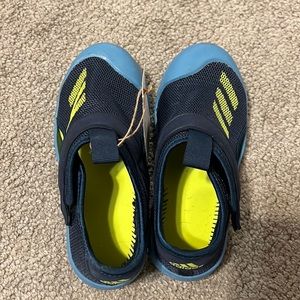 Adidas Blue swim shoes